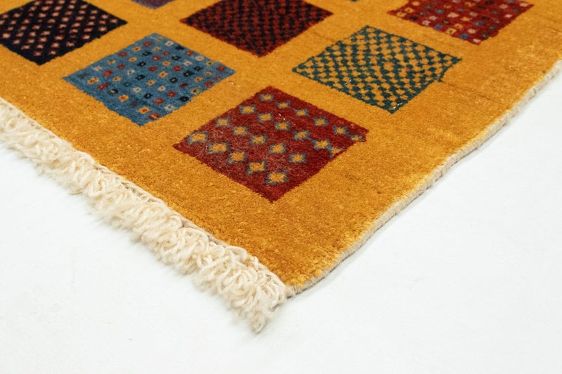 Gabbeh Tapijt - Loribaft Perzisch - 154 x 112 cm - oranje