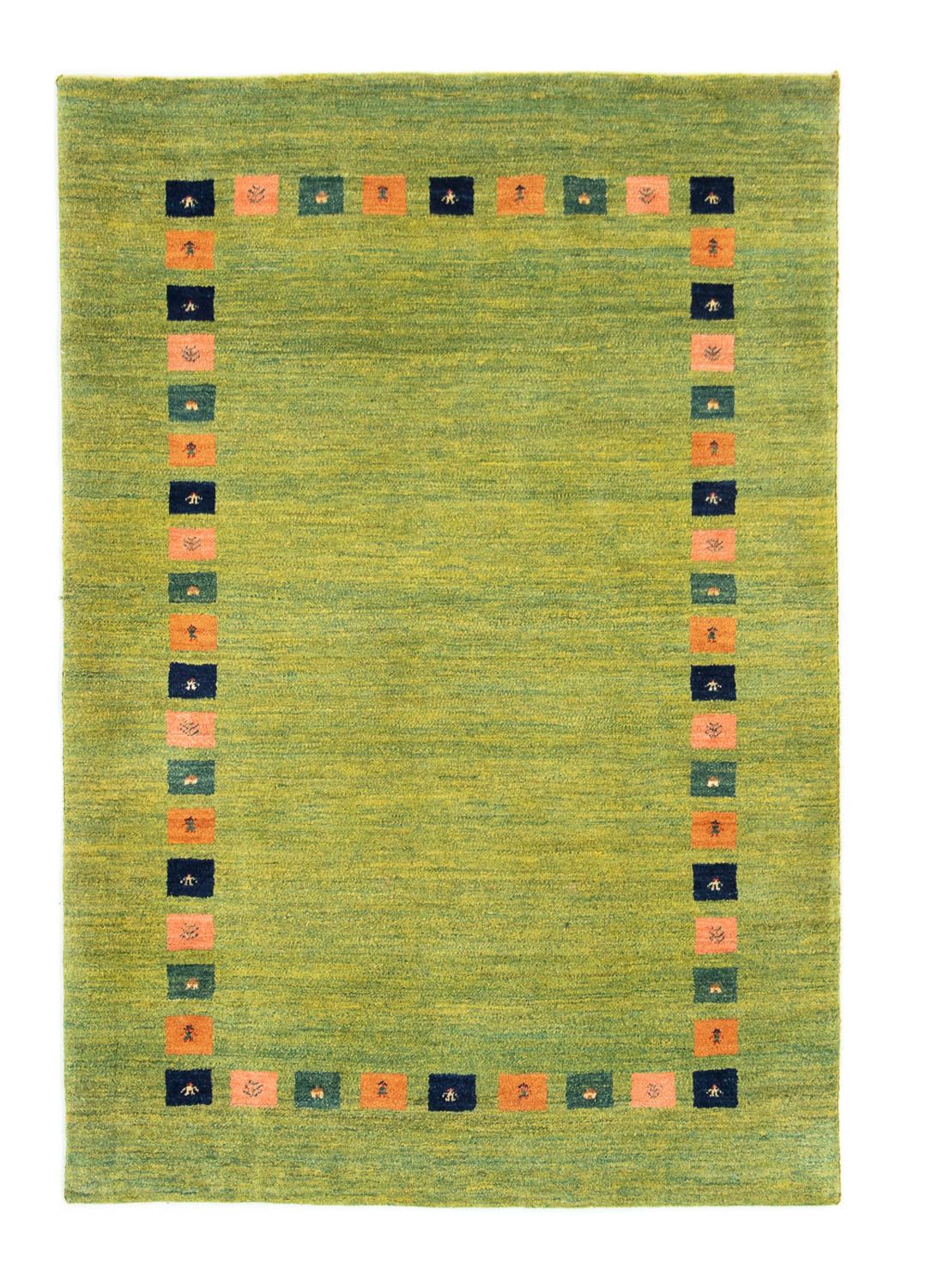 Gabbeh Tapijt - Loribaft Perzisch - 154 x 107 cm - groen