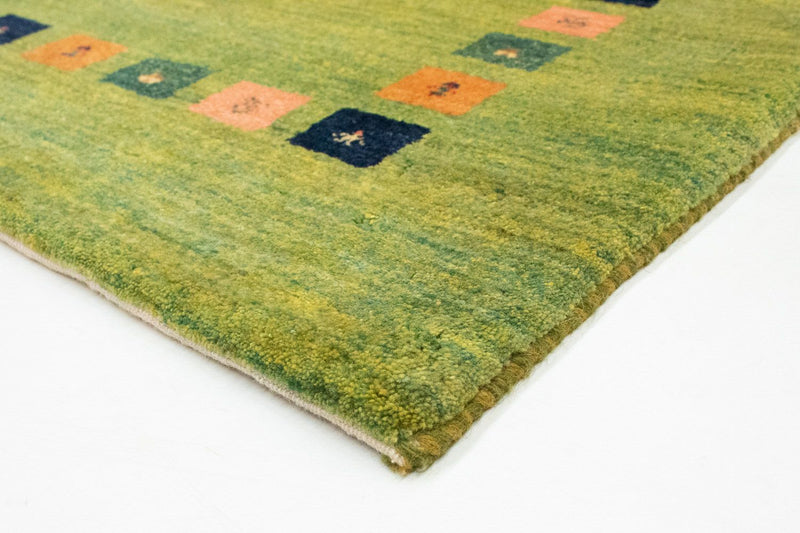 Gabbeh Tapijt - Loribaft Perzisch - 154 x 107 cm - groen