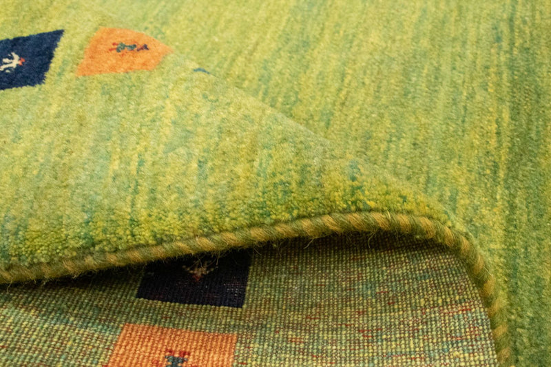 Gabbeh Tapijt - Loribaft Perzisch - 154 x 107 cm - groen