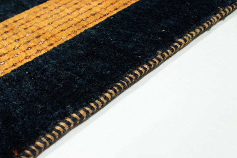 Gabbeh Tapijt - Loribaft Perzisch - 152 x 105 cm - donkerblauw