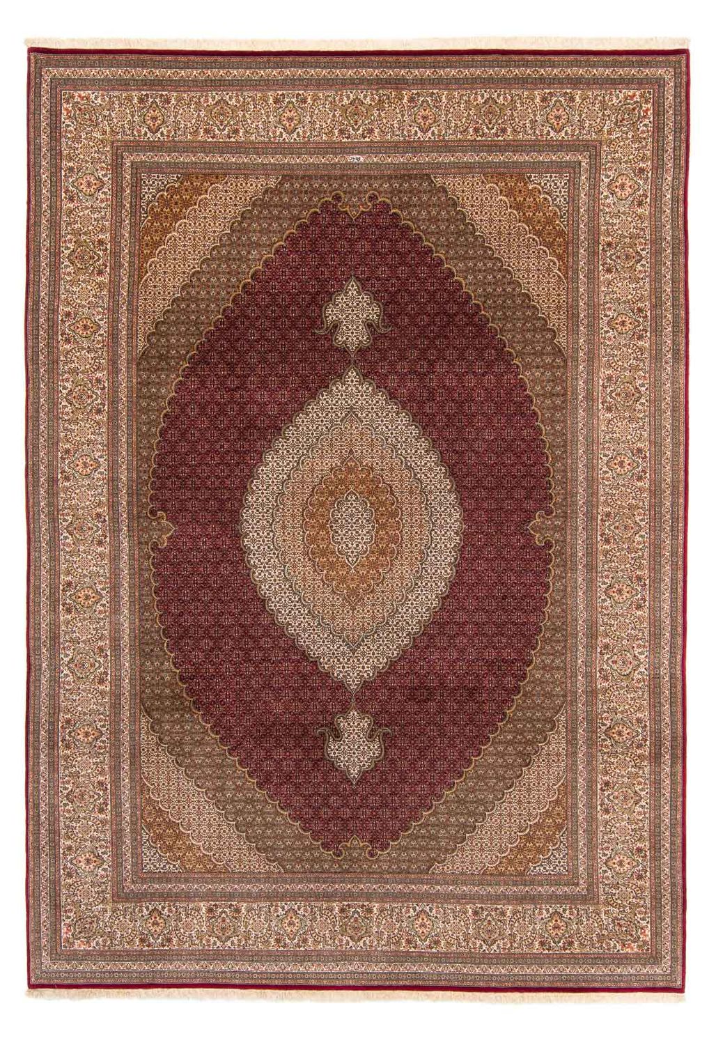 Perzisch tapijt - Tabriz - 358 x 253 cm - donkerrood