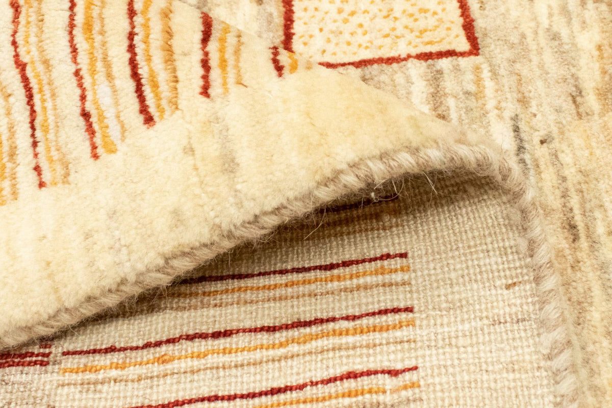 Gabbeh Tapijt - Loribaft Perzisch - 240 x 197 cm - beige