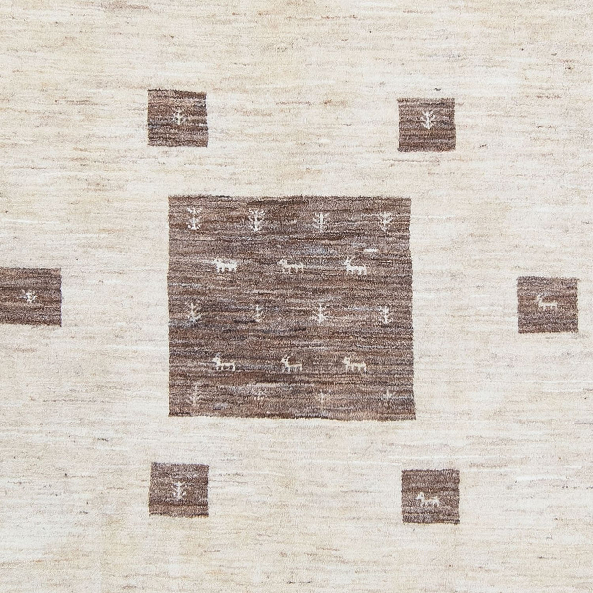 Gabbeh Tapijt - Loribaft Perzisch - 340 x 250 cm - beige