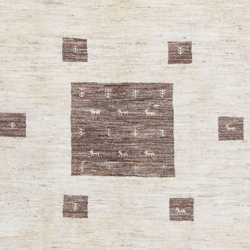 Gabbeh Tapijt - Loribaft Perzisch - 340 x 250 cm - beige