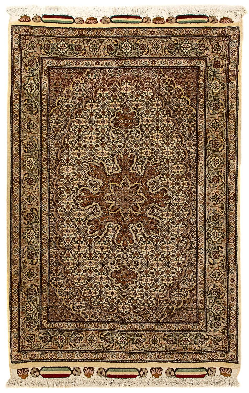 Perzisch tapijt - Tabriz - Royal - 124 x 80 cm - beige