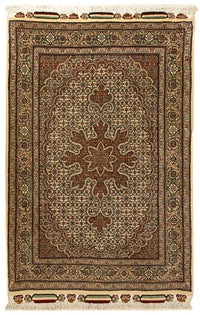 Perzisch tapijt - Tabriz - Royal - 124 x 80 cm - beige