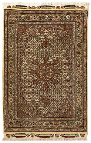 Perzisch tapijt - Tabriz - Royal - 124 x 80 cm - beige
