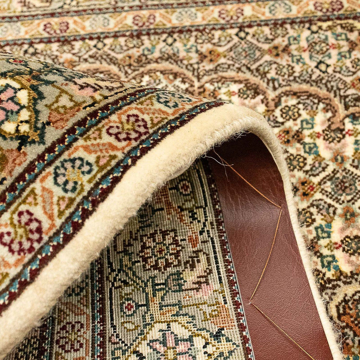 Perzisch tapijt - Tabriz - Royal - 124 x 80 cm - beige