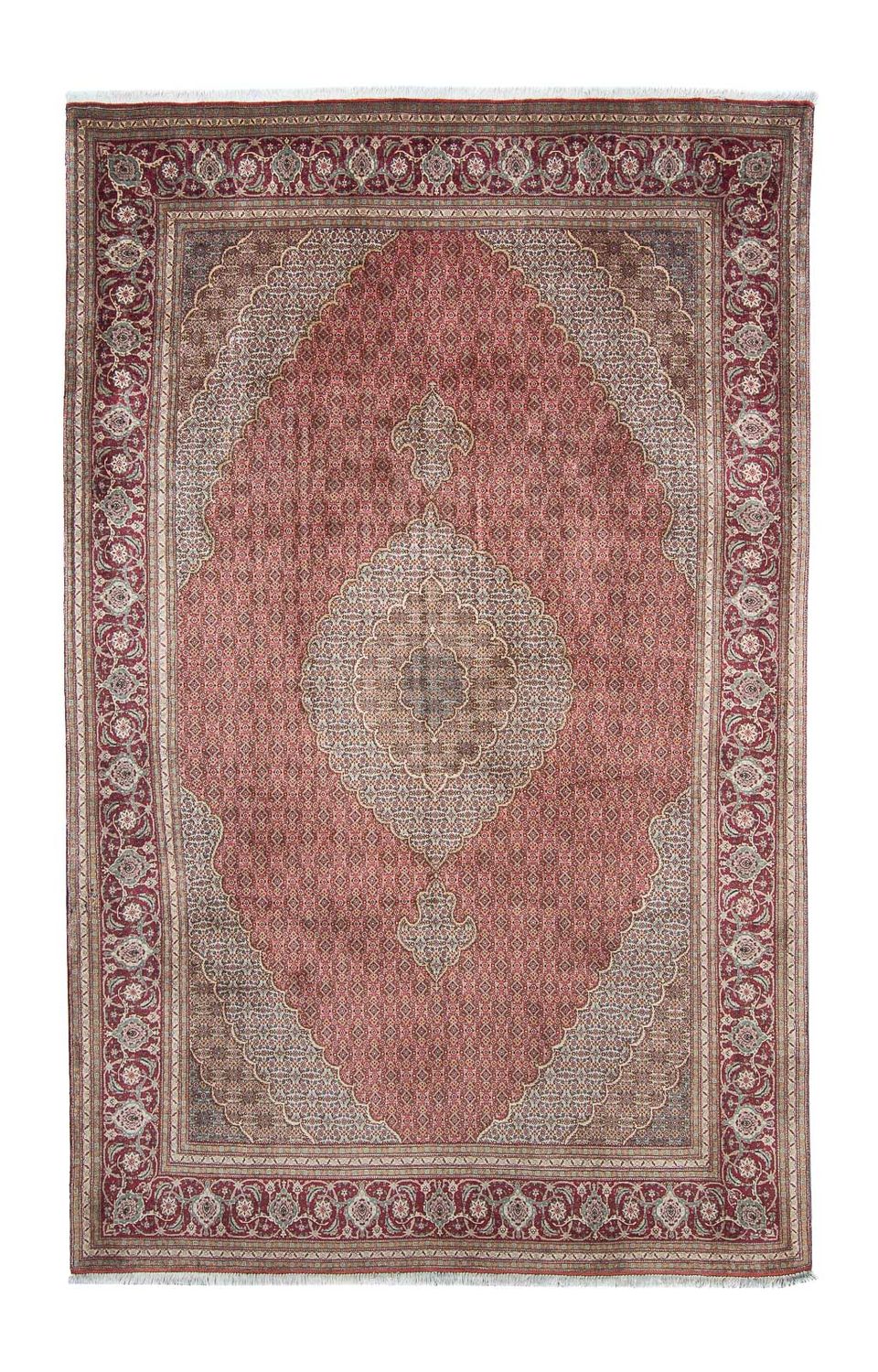 Perzisch tapijt - Tabriz - 303 x 200 cm - licht rood