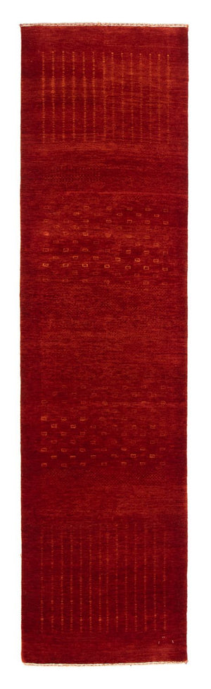 Loper Gabbeh Tapijt - Loribaft Perzisch - 307 x 80 cm - rood