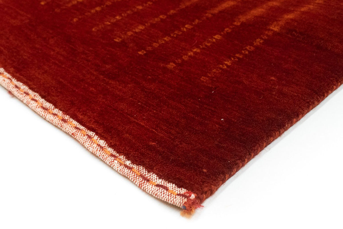 Loper Gabbeh Tapijt - Loribaft Perzisch - 307 x 80 cm - rood