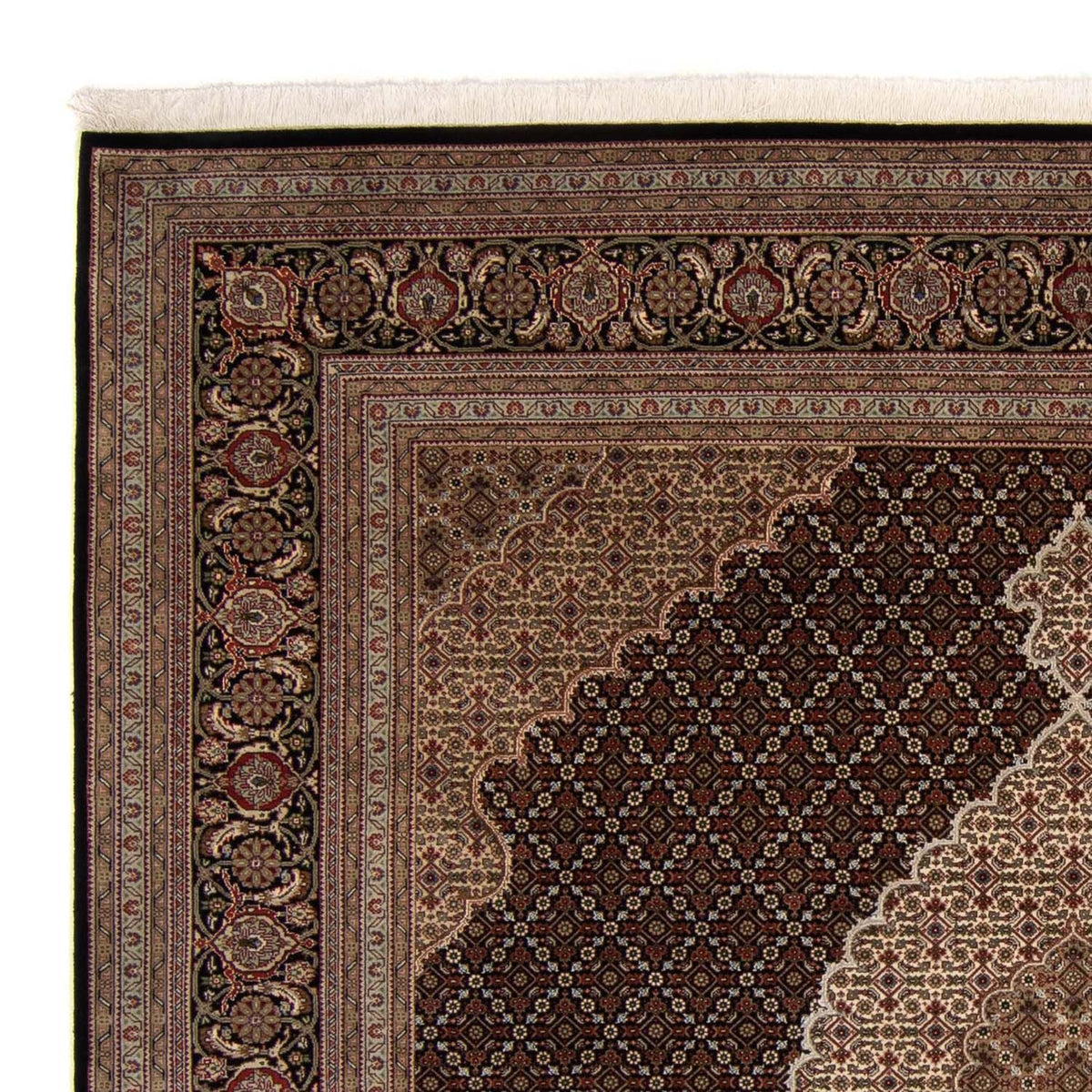 Perzisch tapijt - Tabriz - 253 x 246 cm - donkerblauw