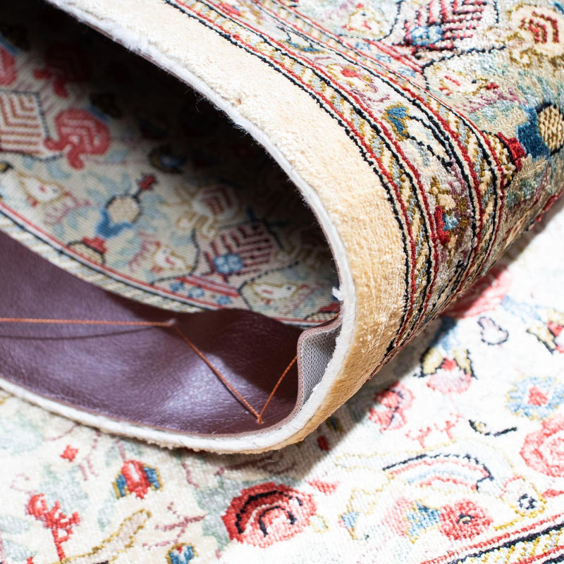 Perzisch tapijt - Ghom - 118 x 75 cm - beige