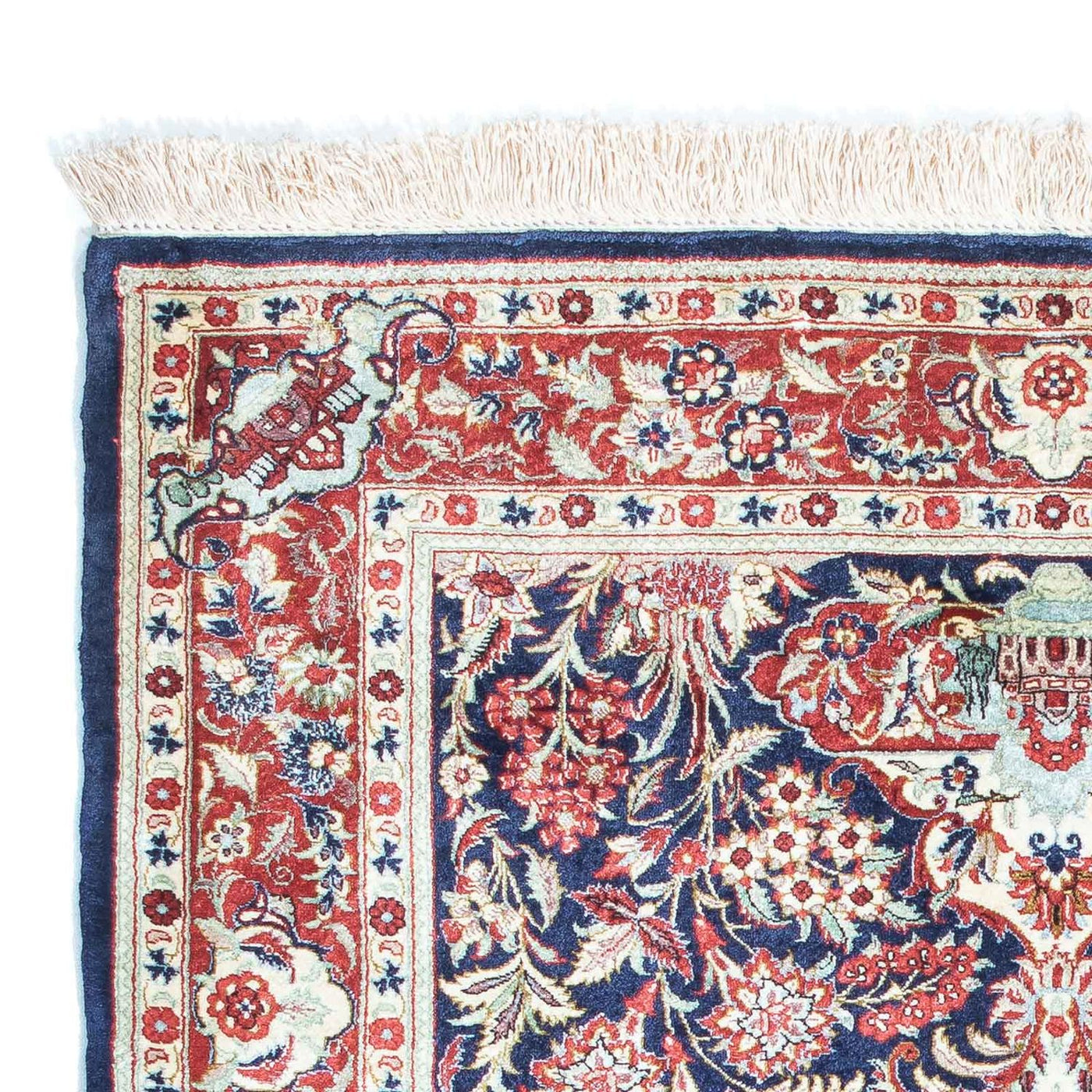 Qom Tapijt 121x84cm - Perzisch tapijt