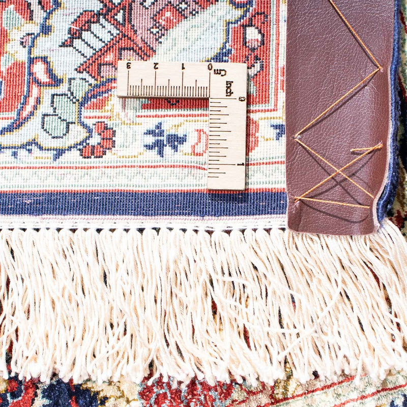 Perzisch tapijt - Ghom - 121 x 84 cm - donkerblauw