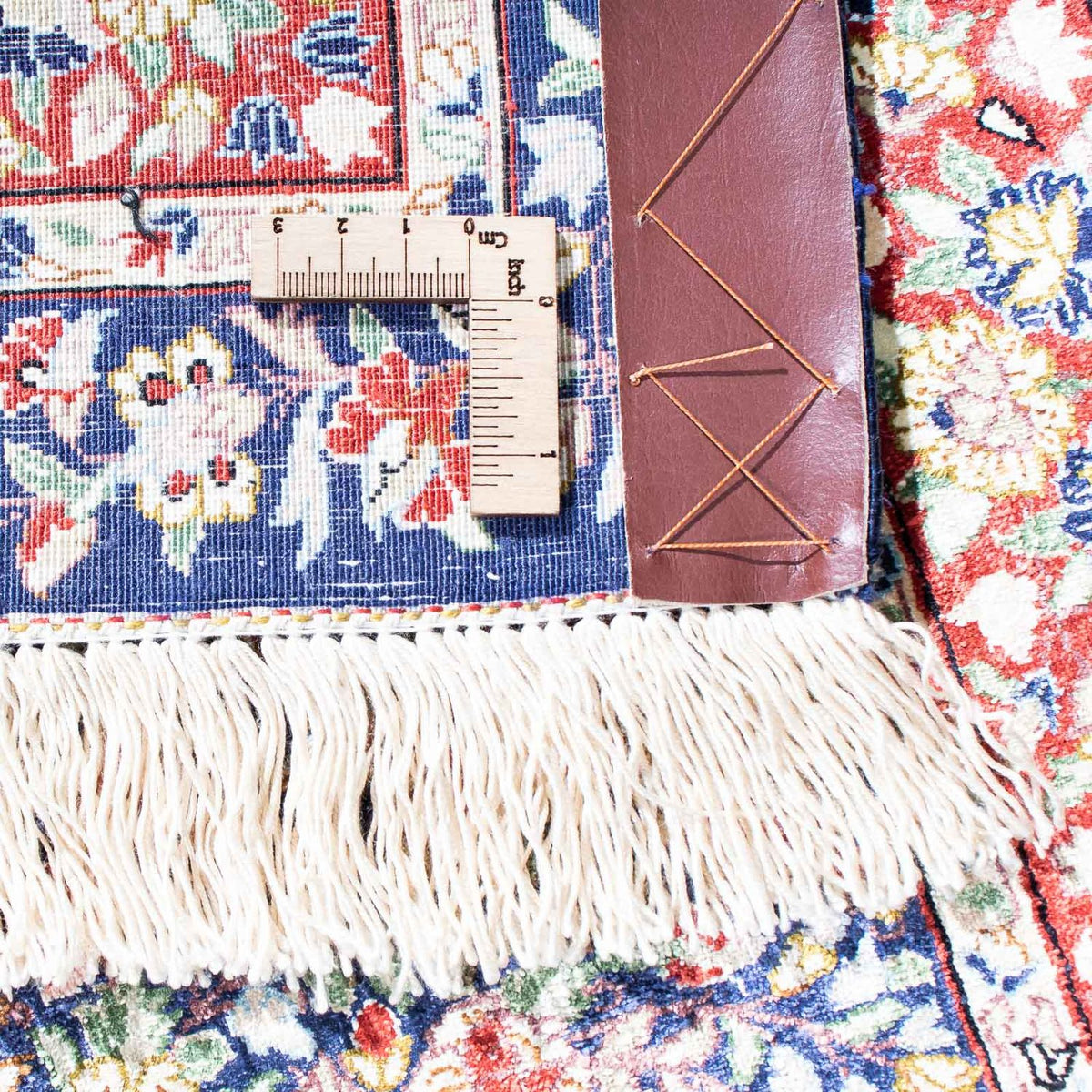 Perzisch tapijt - Ghom - 120 x 78 cm - donkerblauw