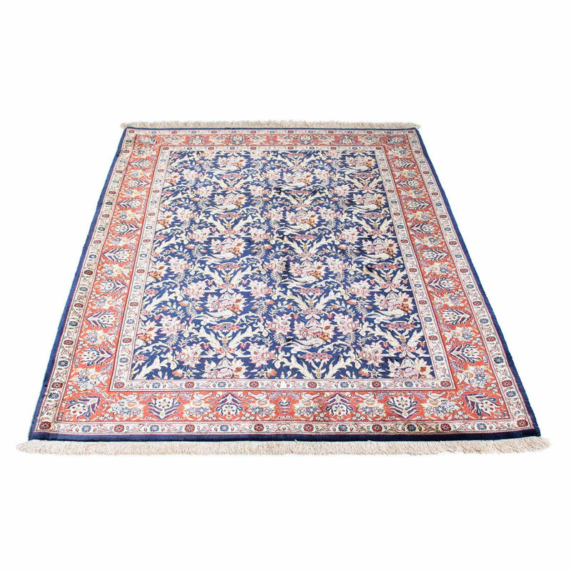 Perzisch tapijt - Ghom - 147 x 104 cm - donkerblauw