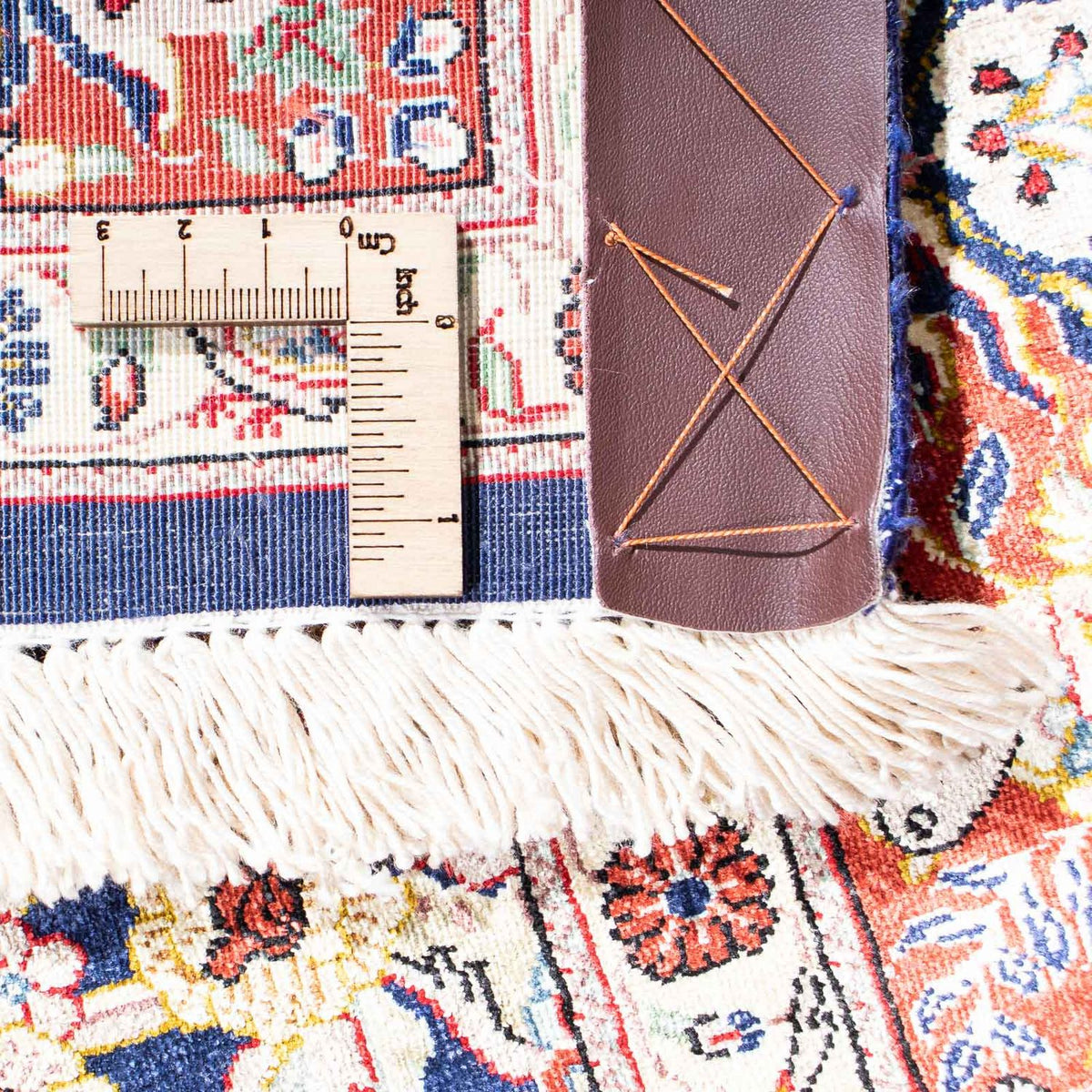 Perzisch tapijt - Ghom - 147 x 104 cm - donkerblauw