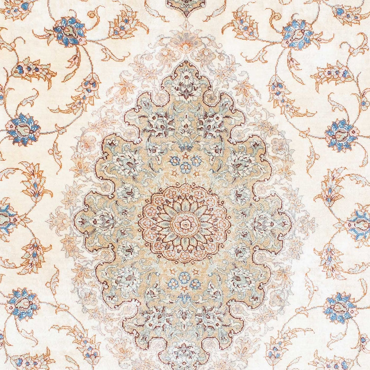 Perzisch tapijt - Ghom - 150 x 88 cm - beige