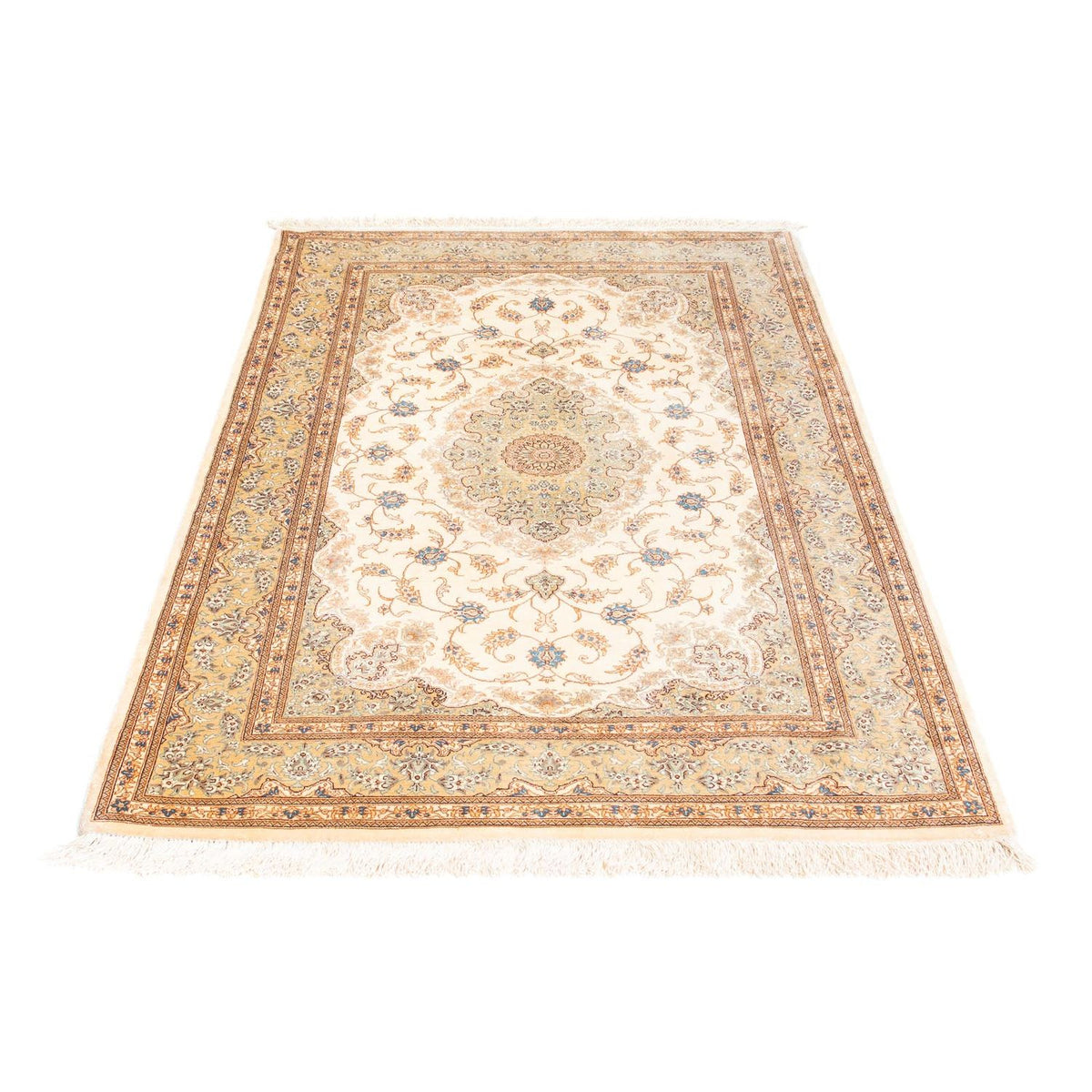 Perzisch tapijt - Ghom - 150 x 88 cm - beige