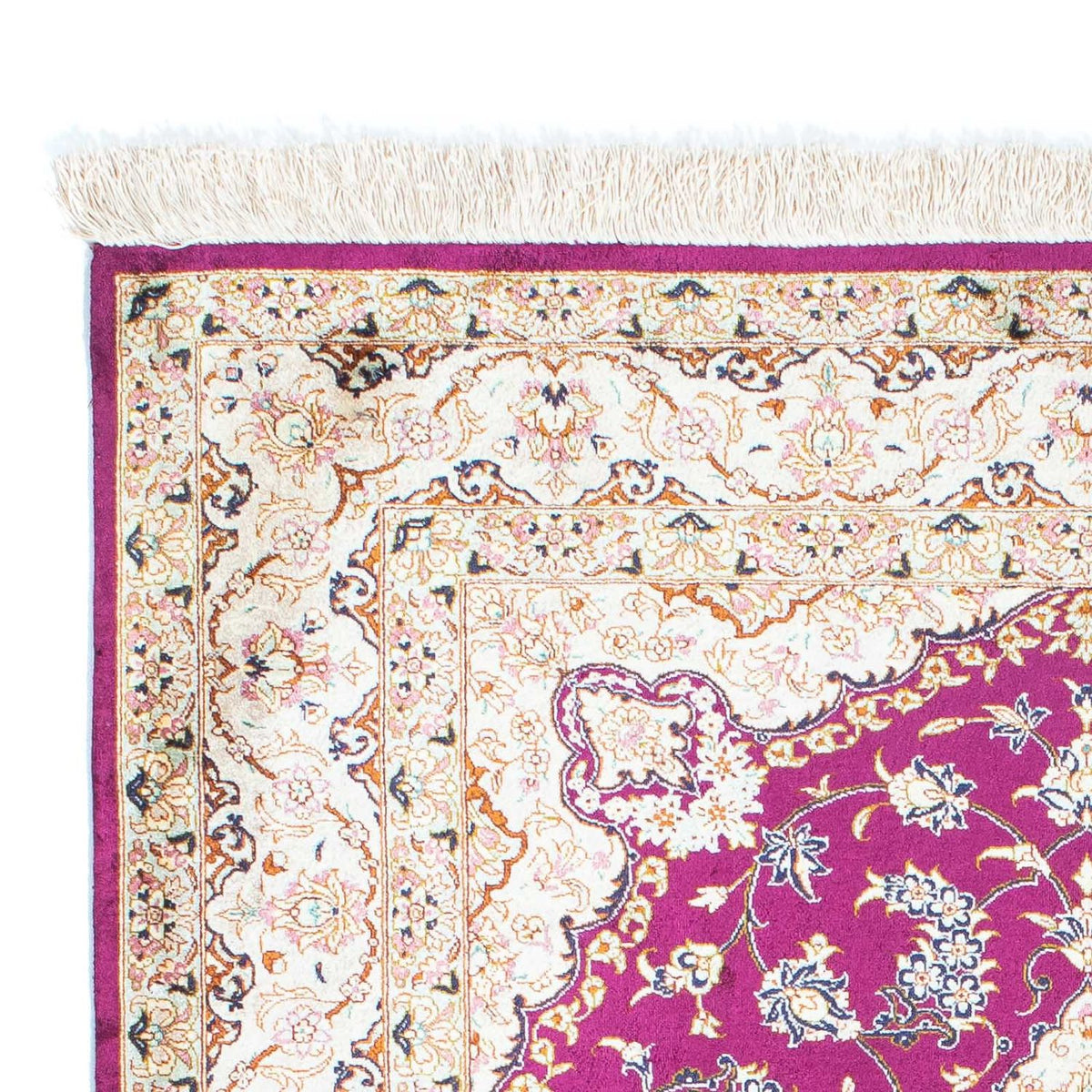 Perzisch tapijt - Ghom - 146 x 102 cm - paars