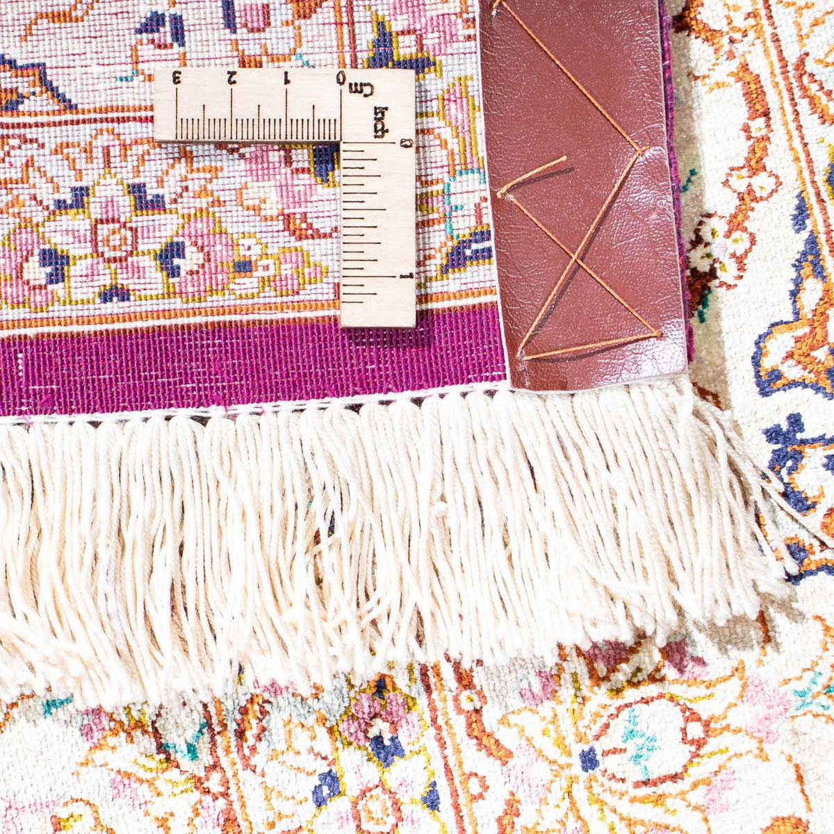 Perzisch tapijt - Ghom - 146 x 102 cm - paars