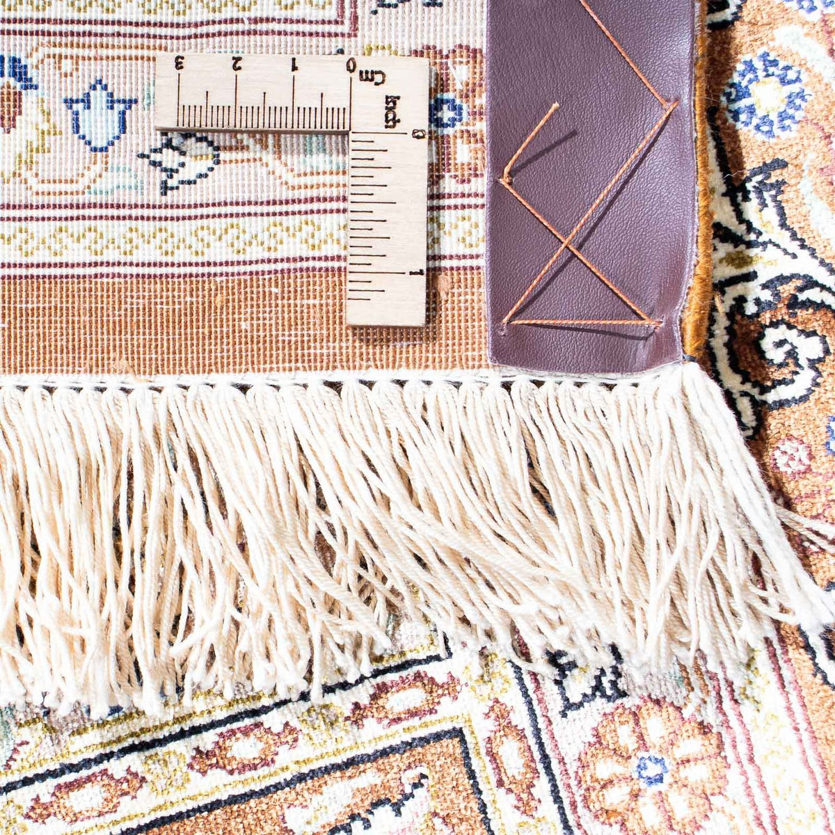 Perzisch tapijt - Ghom - 148 x 100 cm - veelkleurig