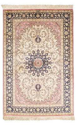 Perzisch tapijt - Ghom - 151 x 98 cm - beige