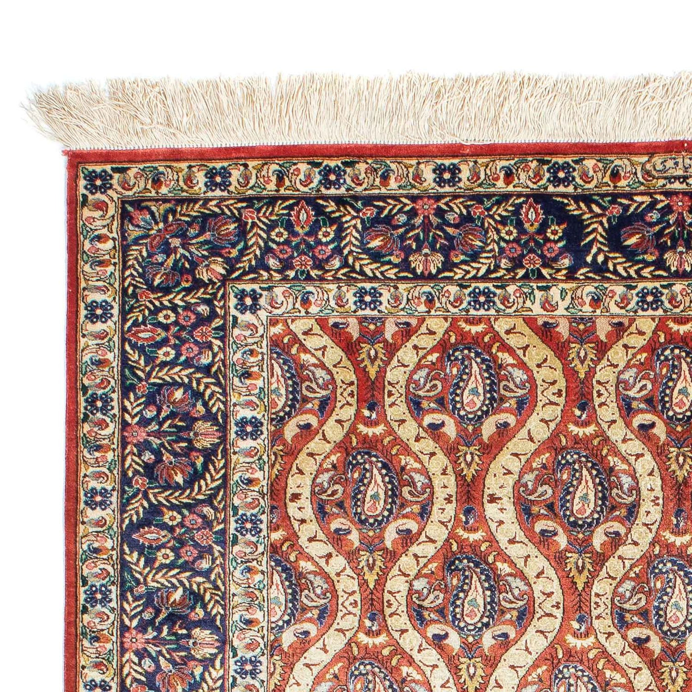Ghom Tapijt 150x98cm - Perzisch tapijt