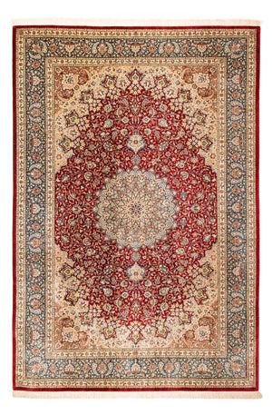 Perzisch tapijt - Ghom - 296 x 198 cm - donkerrood