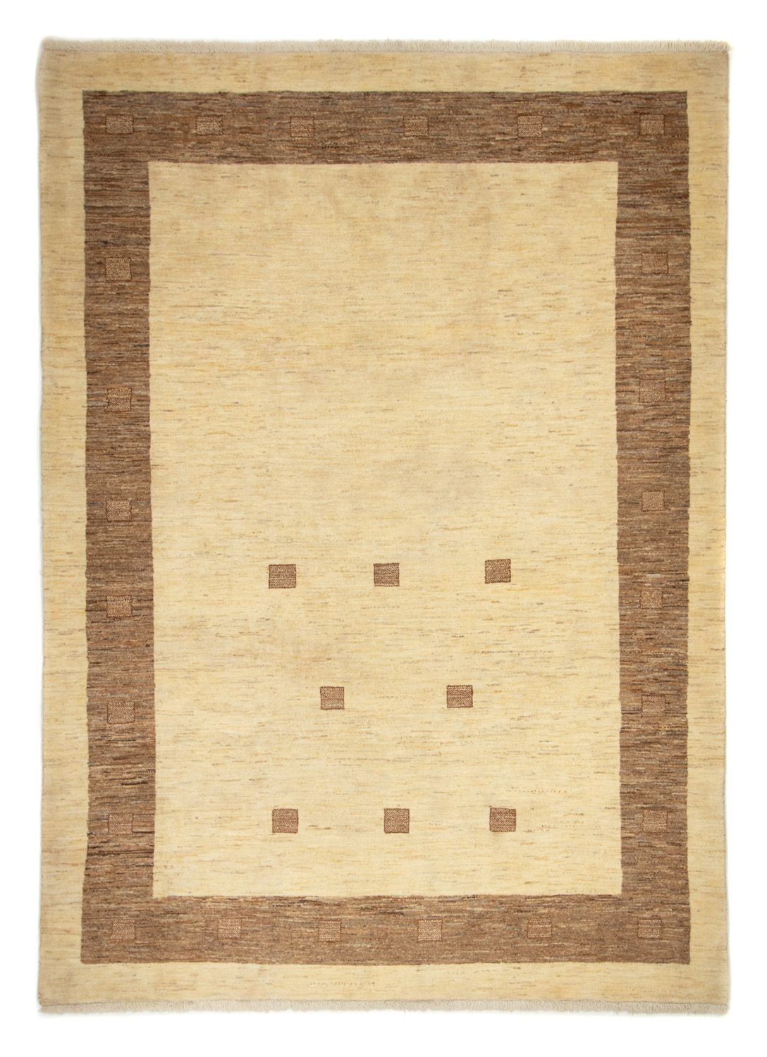 Gabbeh Tapijt - Loribaft Perzisch - 261 x 192 cm - beige