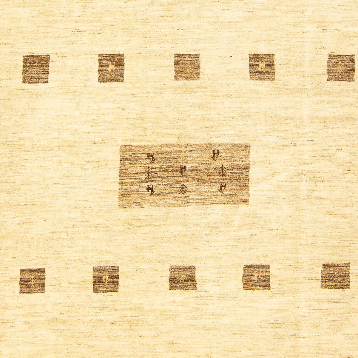 Gabbeh Tapijt - Loribaft Perzisch - 345 x 247 cm - beige