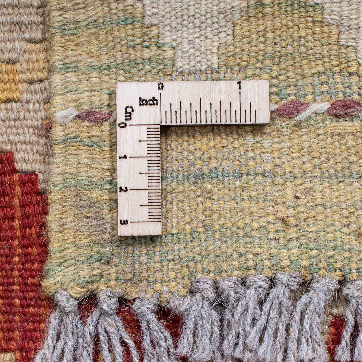 Loper Kelim tapijt - Splash - 152 x 61 cm - veelkleurig