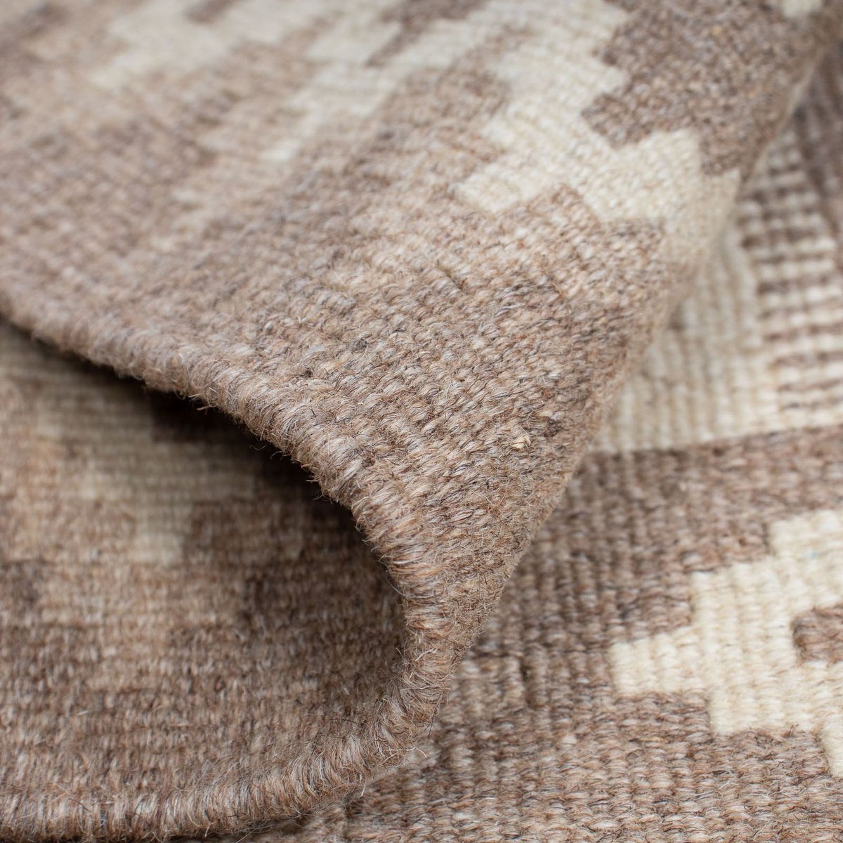 Kelim tapijt - Oosters - 190 x 120 cm - lichtgrijs