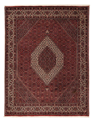 Perzisch tapijt - Bijar - 253 x 202 cm - donkerrood
