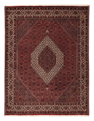 Perzisch tapijt - Bijar - 253 x 202 cm - donkerrood