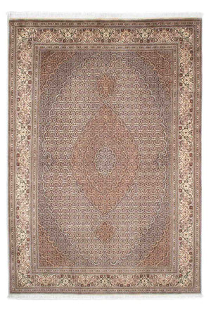 Perzisch tapijt - Tabriz - 242 x 168 cm - lichtbruin