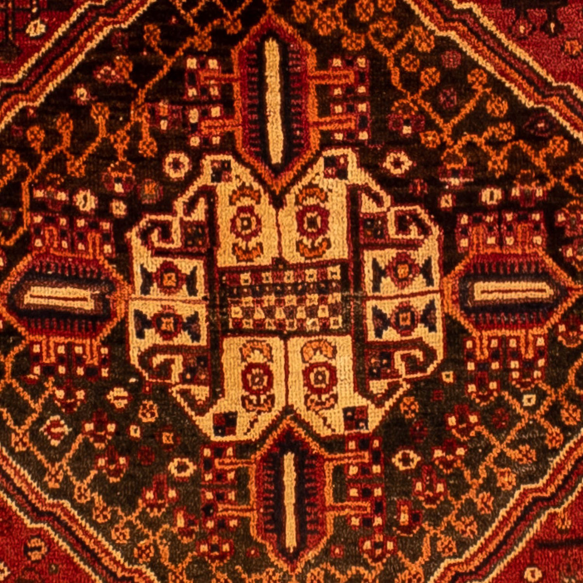 Perzisch Tapijt - Nomadisch - 288 x 210 cm - donkerrood