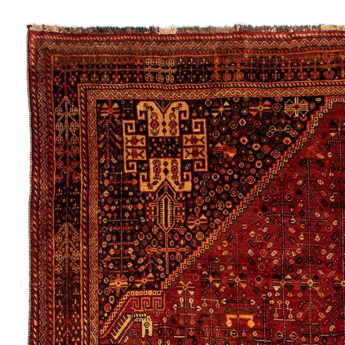 Perzisch Tapijt - Nomadisch - 288 x 210 cm - donkerrood