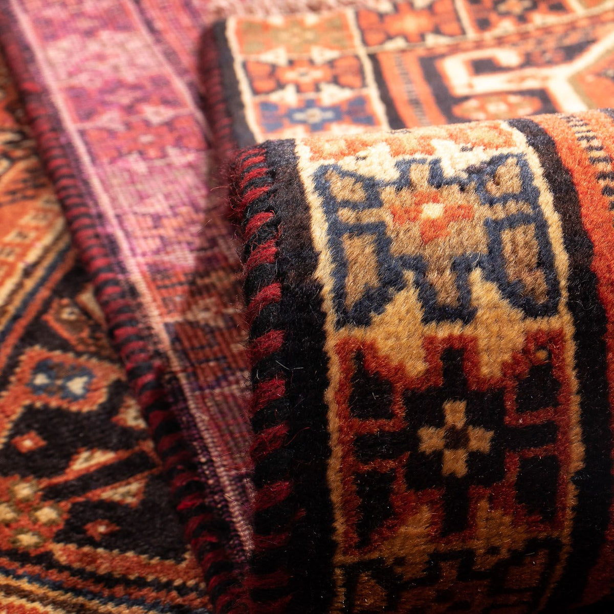 Perzisch Tapijt - Nomadisch - 290 x 185 cm - donkerrood