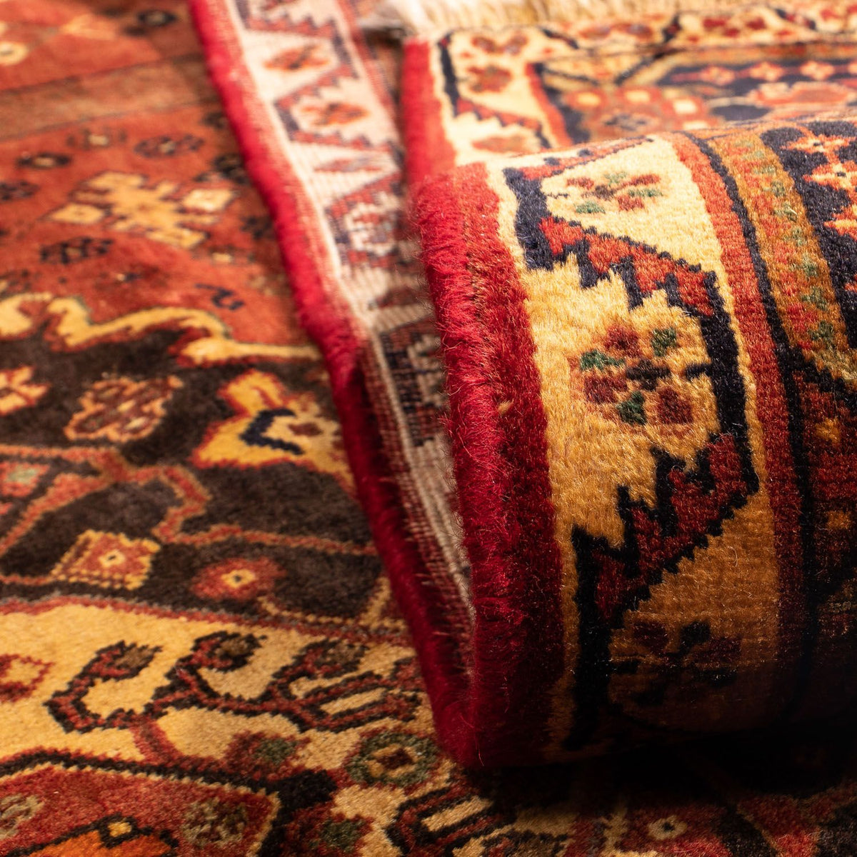 Perzisch Tapijt - Nomadisch - 307 x 206 cm - donkerrood