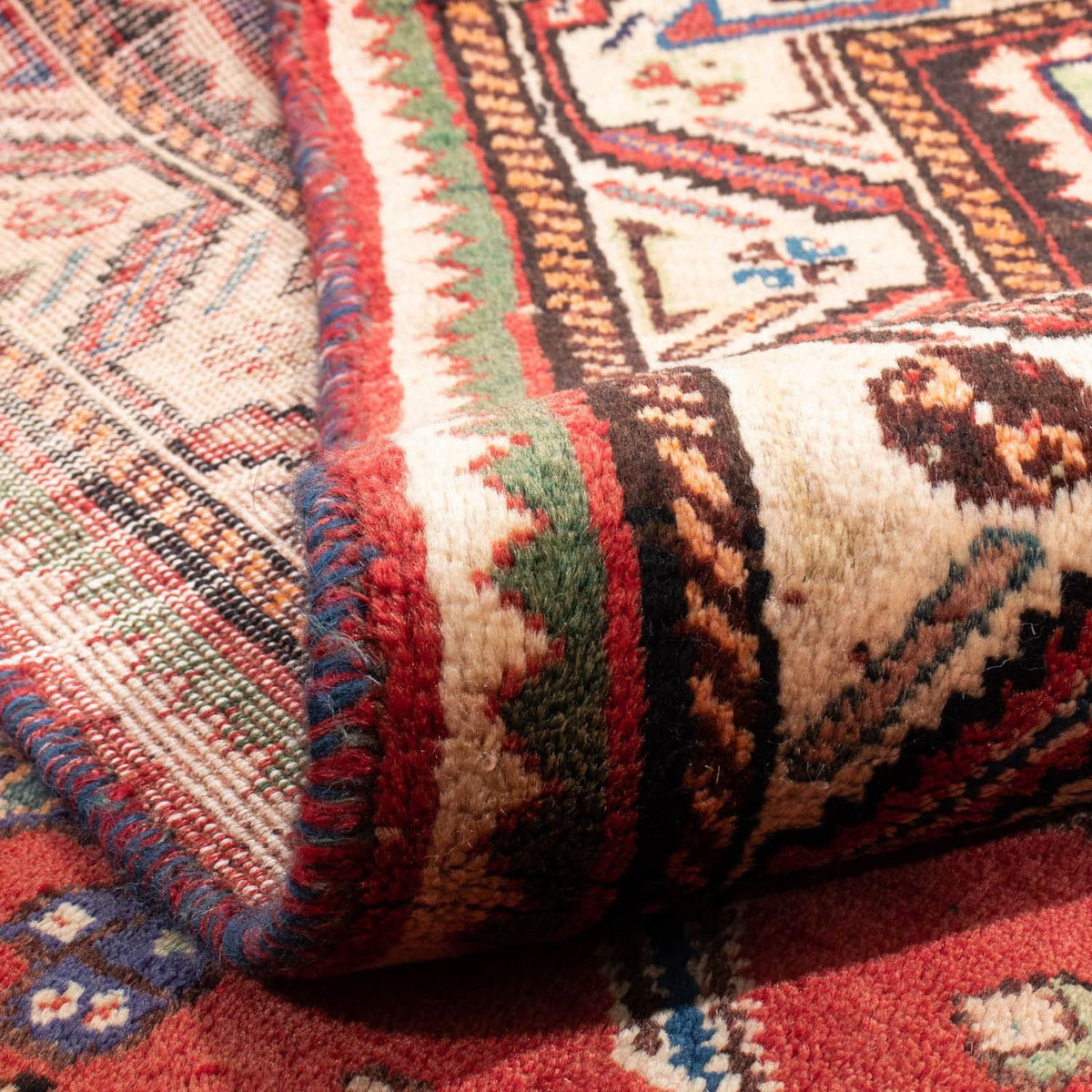 Perzisch Tapijt - Nomadisch - 257 x 205 cm - rood