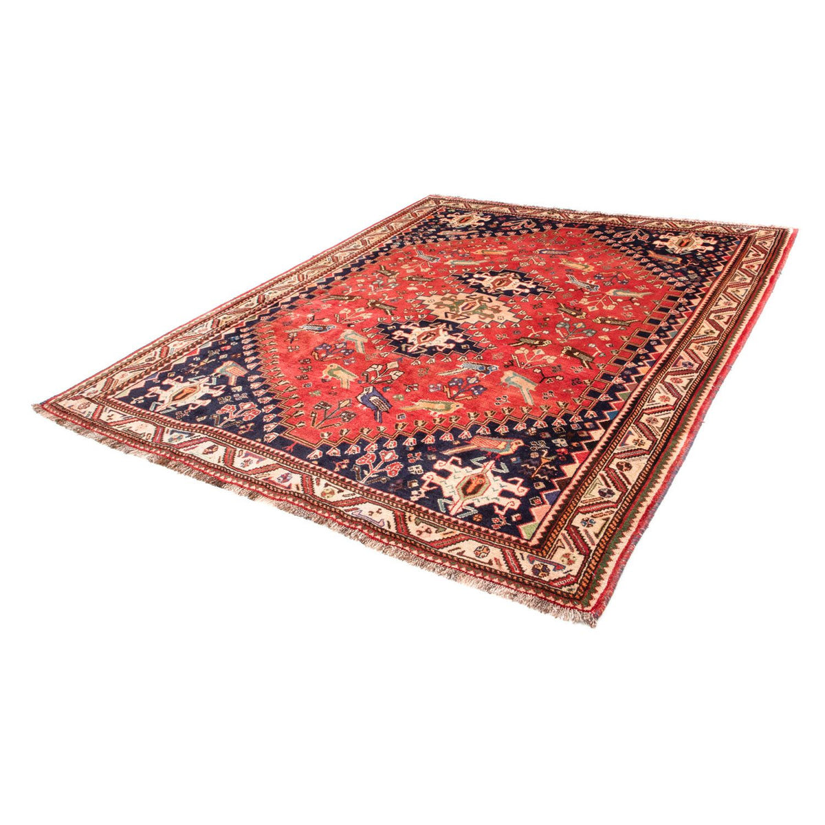 Perzisch Tapijt - Nomadisch - 257 x 205 cm - rood