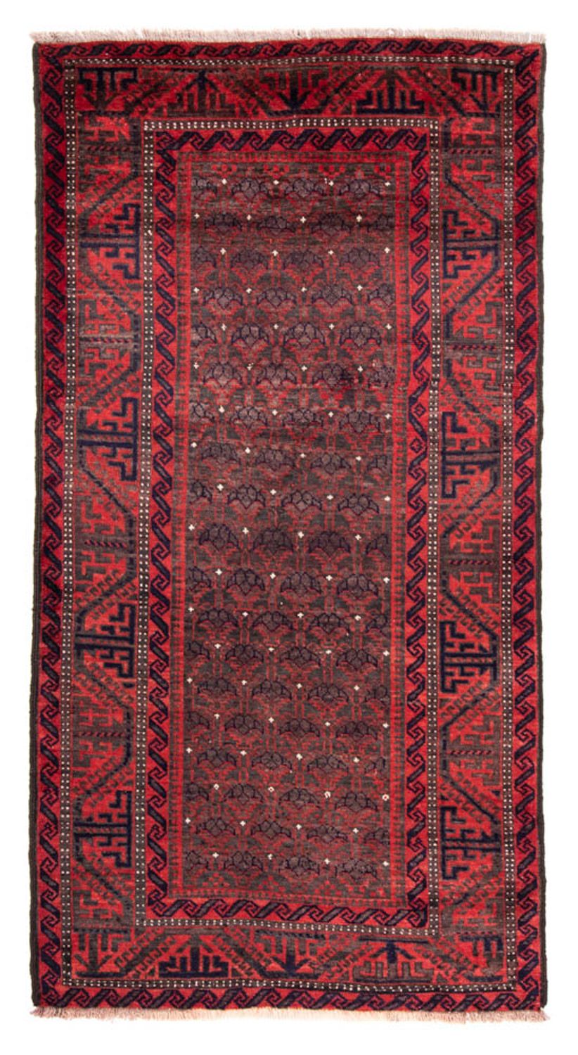 Loper Perzisch Tapijt - Nomadisch - 240 x 113 cm - rood