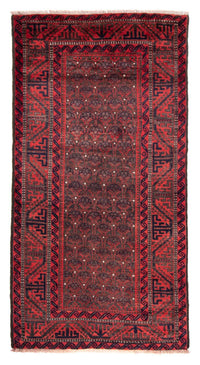 Loper Perzisch Tapijt - Nomadisch - 240 x 113 cm - rood