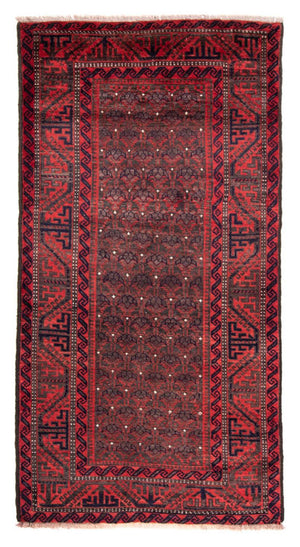Loper Perzisch Tapijt - Nomadisch - 240 x 113 cm - rood