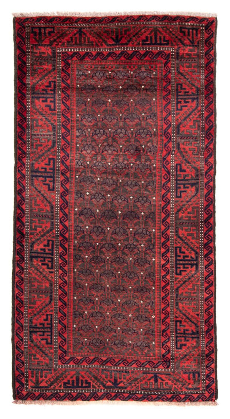 Loper Perzisch Tapijt - Nomadisch - 240 x 113 cm - rood