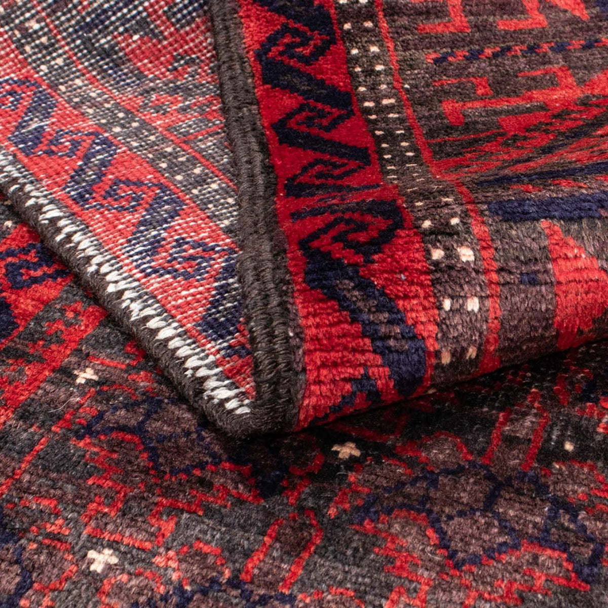 Loper Perzisch Tapijt - Nomadisch - 240 x 113 cm - rood