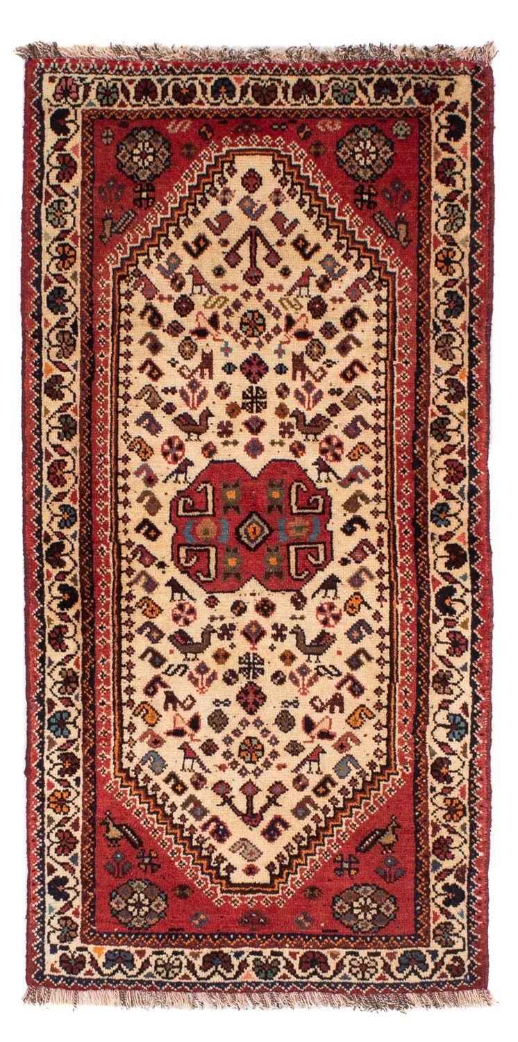 Perzisch Tapijt - Nomadisch - 154 x 77 cm - beige